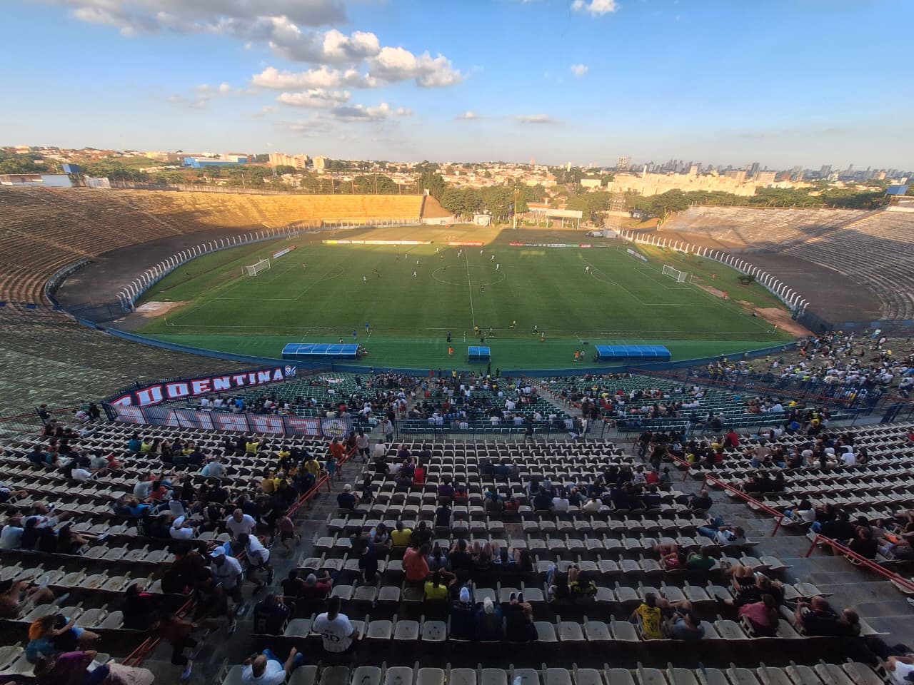 Partida marcou a estreia dos Carcarazinhos no Estádio Prudentão.
