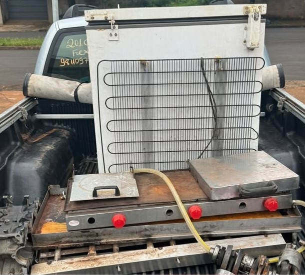 Itens foram encontrados em uma residência.